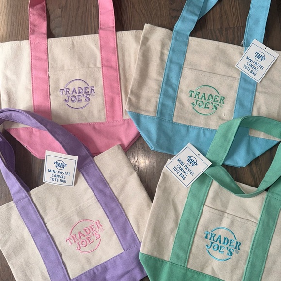 Trader Joe'S Handbags - Trader Joe’s Canvas Tote Bags BUNDLE